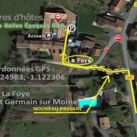 Les Belles Epoques B&B - Piscine - Terrasses - Brumisateurs - Proche Puy Du Fou Saint-Germain-sur-Moine 외부 사진